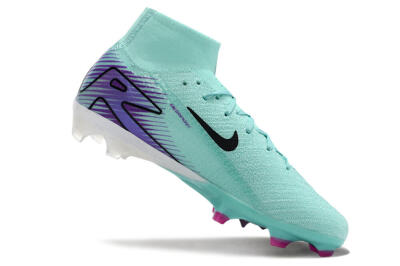 Nike Air Zoom Mercurial Superfly 10 Elite FG Football Boots - Jade/Black/Purple
