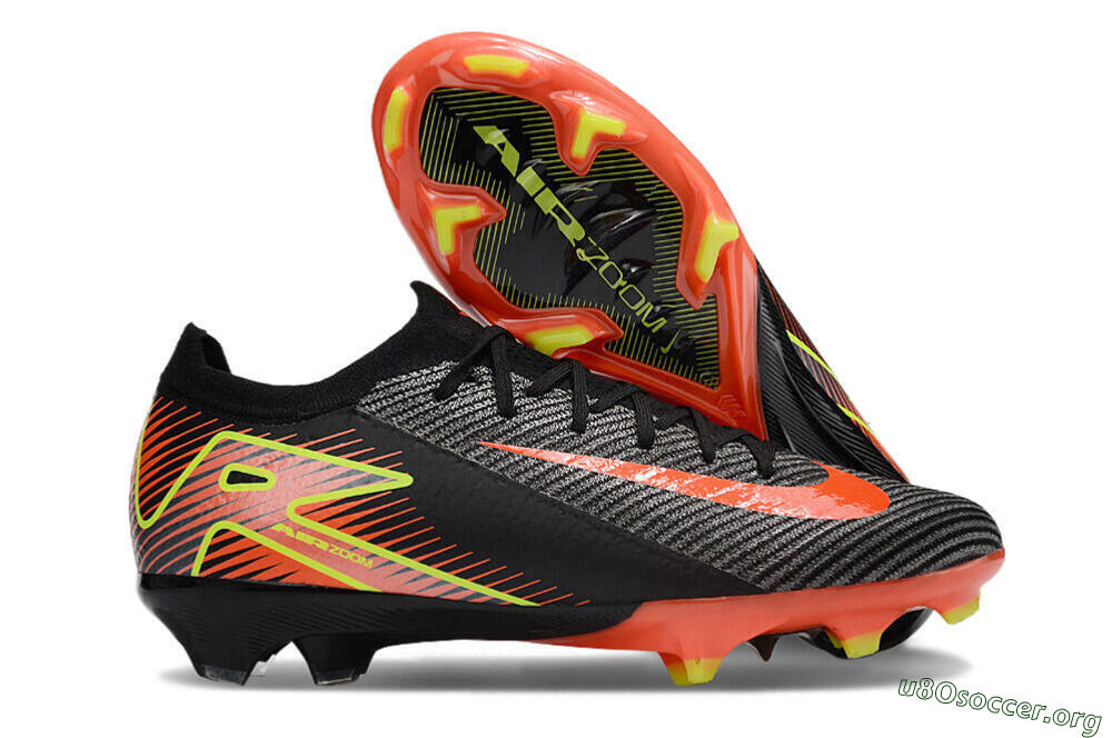 Nike Air Zoom Mercurial Vapor 16 Elite FG Football Boots - Black/Red/Yellow 2
