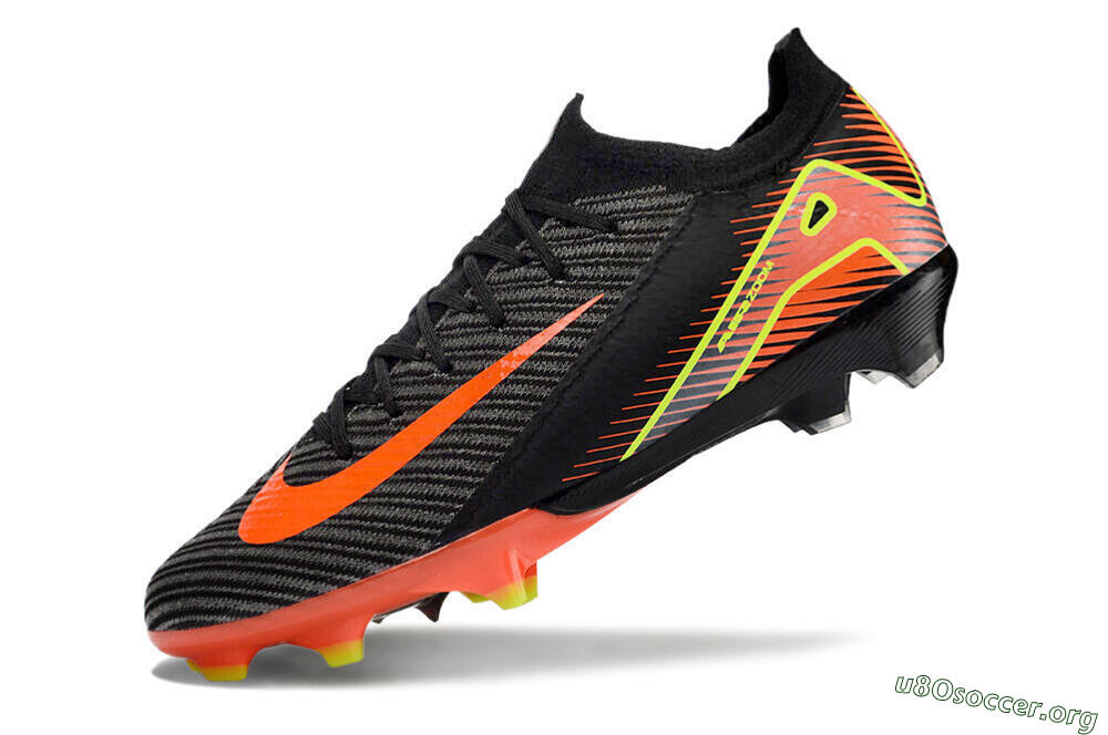 Nike Air Zoom Mercurial Vapor 16 Elite FG Football Boots - Black/Red/Yellow 5