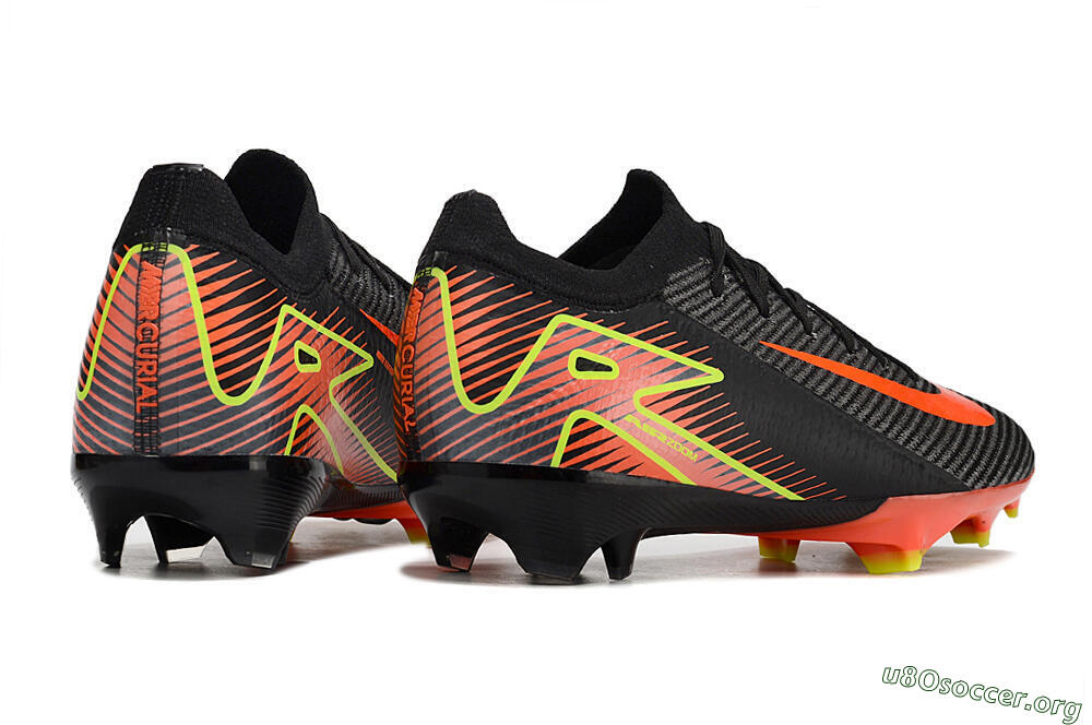 Nike Air Zoom Mercurial Vapor 16 Elite FG Football Boots - Black/Red/Yellow 6