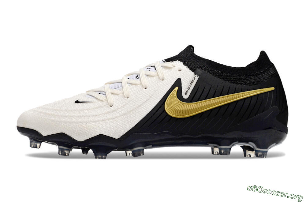 Nike Phantom Luna Elite AG Football Boots - White/Black/Gold 3