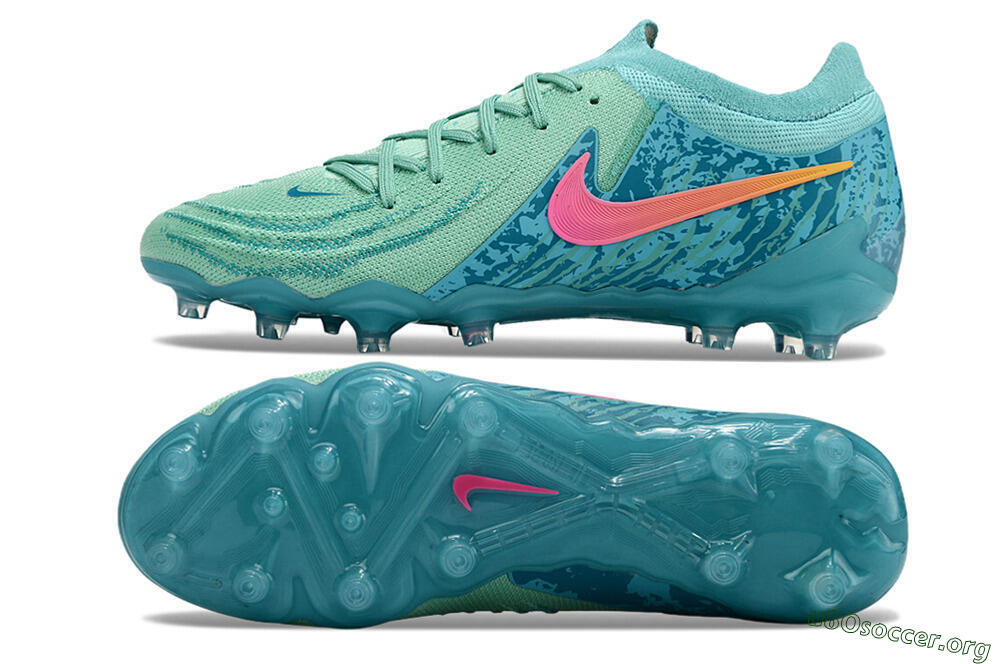 Nike Phantom Luna Elite AG Football Boots - Jade/Pink/Yellow 1