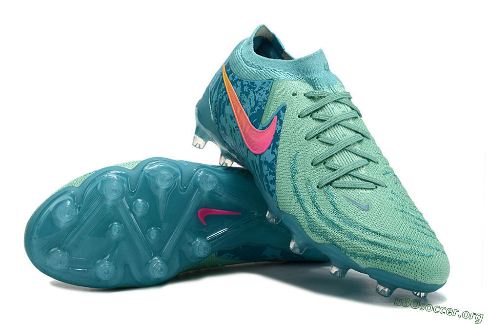 Nike Phantom Luna Elite AG Football Boots - Jade/Pink/Yellow 0