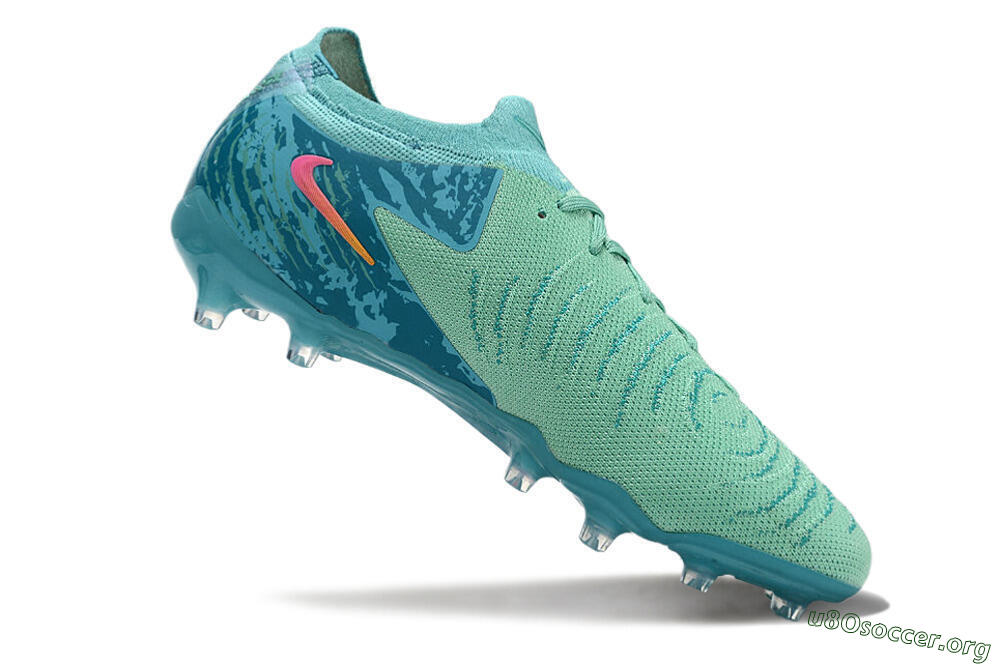 Nike Phantom Luna Elite AG Football Boots - Jade/Pink/Yellow 4