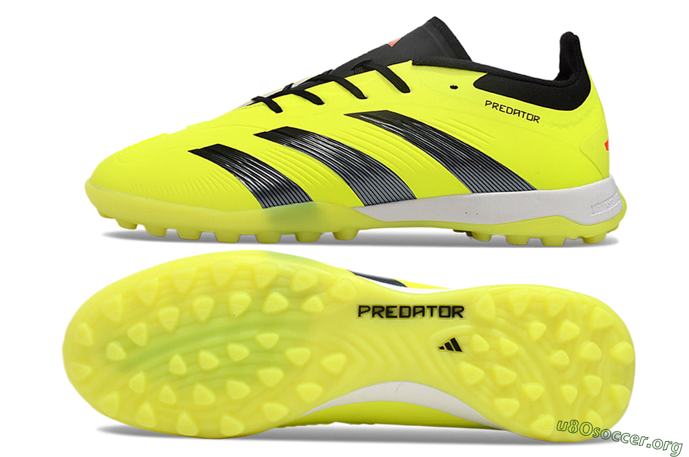 Adidas Predator 24 Elite TF Football Shoes - Yellow/Black/White 1