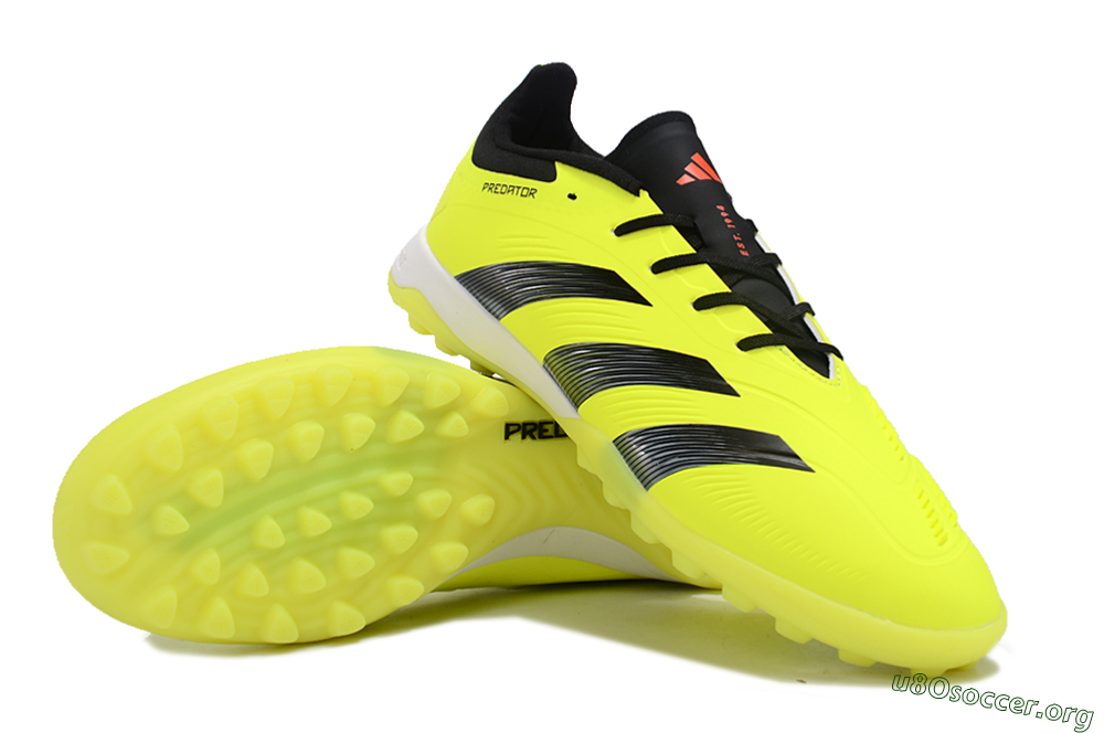 Adidas Predator 24 Elite TF Football Shoes - Yellow/Black/White 0