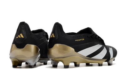 Adidas Predator Elite Foldover Tongue FG Football Boots - Black/White/Gold