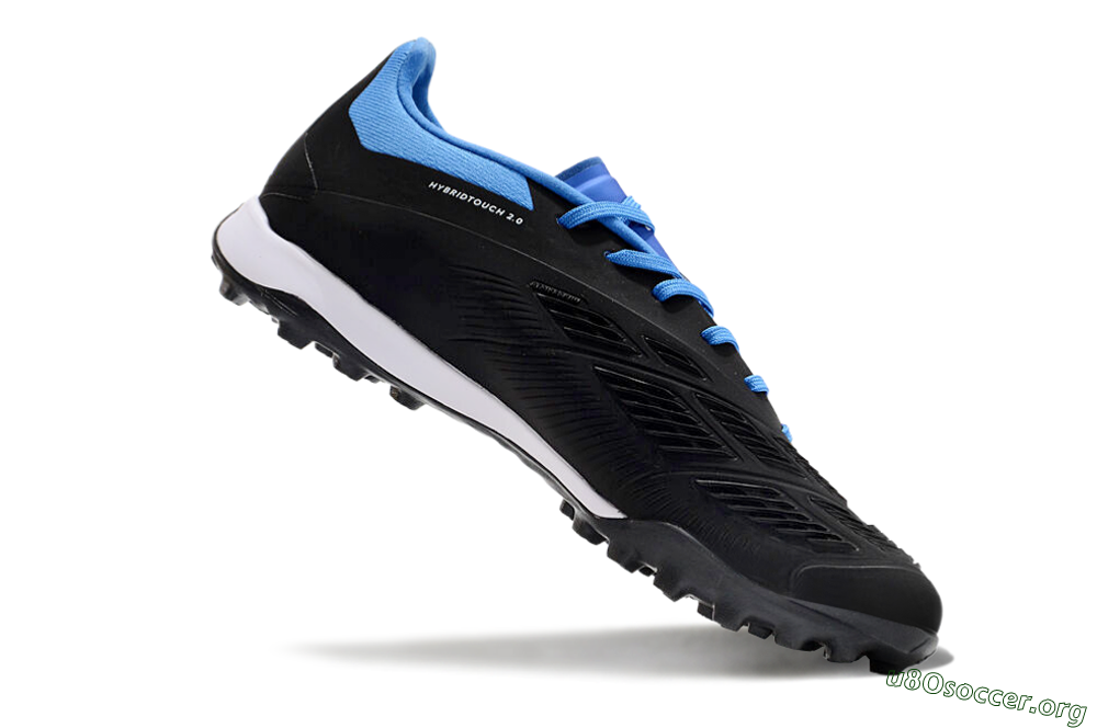 Adidas Predator 24 Elite TF Football Shoes - Black/White/Blue 4