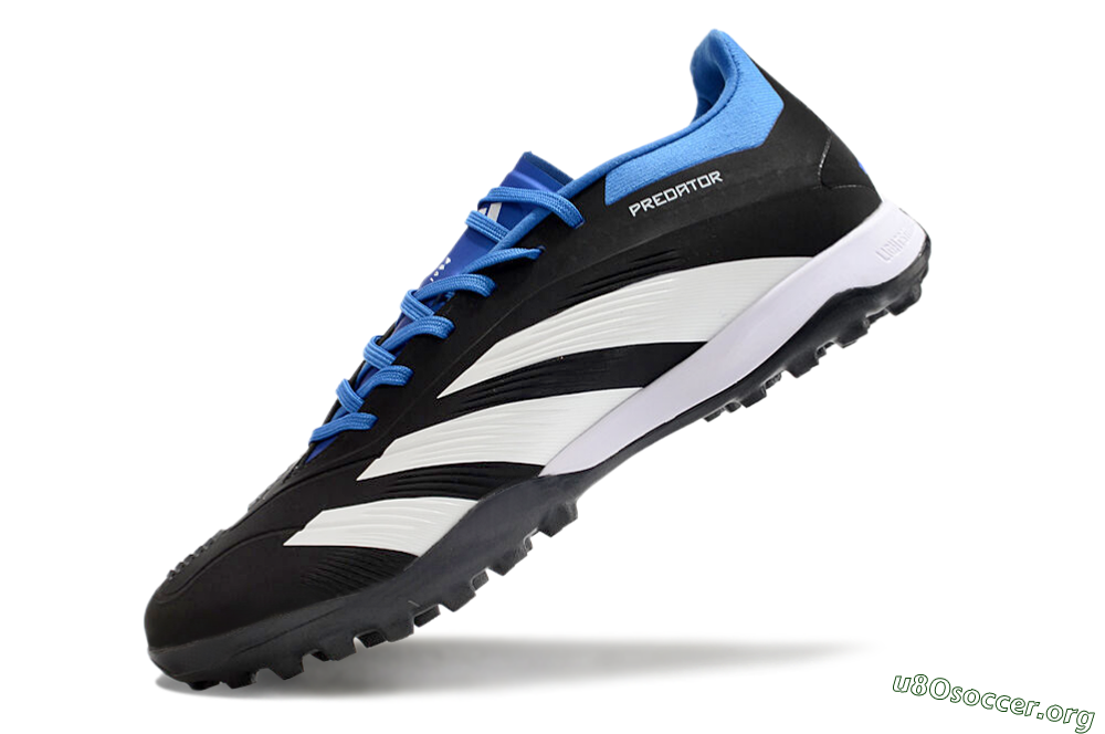 Adidas Predator 24 Elite TF Football Shoes - Black/White/Blue 5