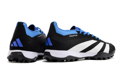 Adidas Predator 24 Elite TF Football Shoes - Black/White/Blue