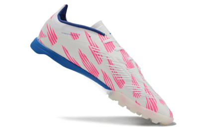 Adidas Predator 24 Elite TF Football Shoes - White/Pink/Blue