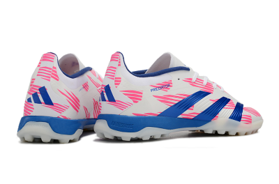 Adidas Predator 24 Elite TF Football Shoes - White/Pink/Blue