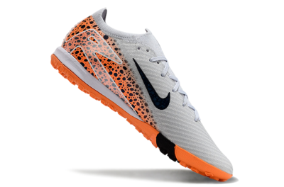 Nike Air Zoom Mercurial Vapor 15 Elite TF Football Shoes - Grey/Orange/Black