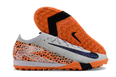 Nike Air Zoom Mercurial Vapor 15 Elite TF Football Shoes - Grey/Orange/Black