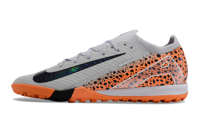 Nike Air Zoom Mercurial Vapor 15 Elite TF Football Shoes - Grey/Orange/Black