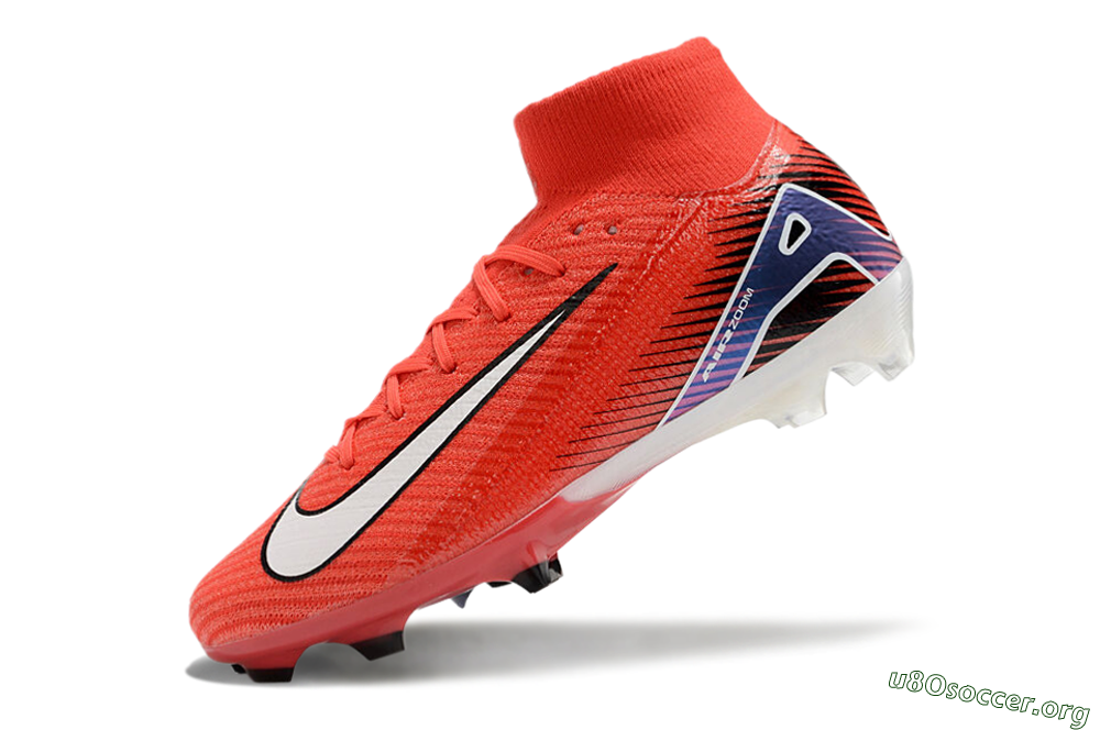 Nike Air Zoom Mercurial Superfly 10 Elite FG Football Boots - Red/White/Blue 5