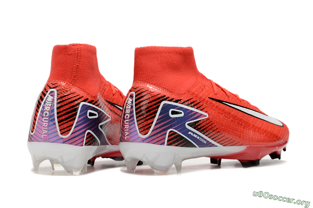 Nike Air Zoom Mercurial Superfly 10 Elite FG Football Boots - Red/White/Blue 6
