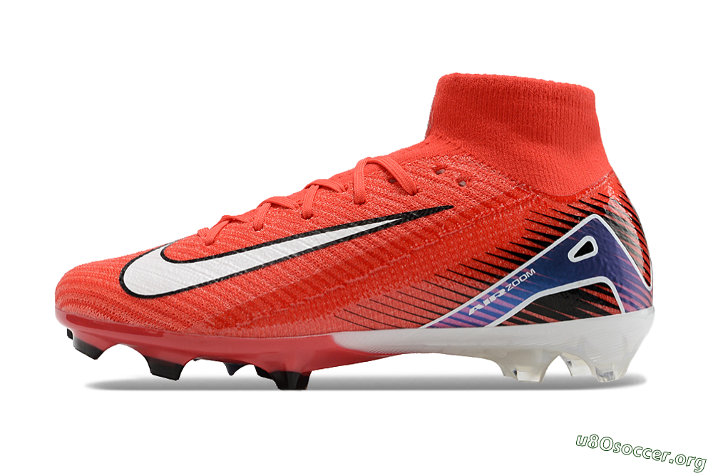 Nike Air Zoom Mercurial Superfly 10 Elite FG Football Boots - Red/White/Blue 3