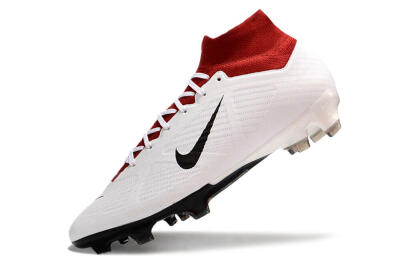 Nike Air Zoom Mercurial Superfly 9 Elite FG Football Boots - White/Black/Red