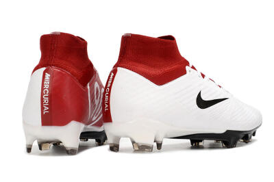 Nike Air Zoom Mercurial Superfly 9 Elite FG Football Boots - White/Black/Red