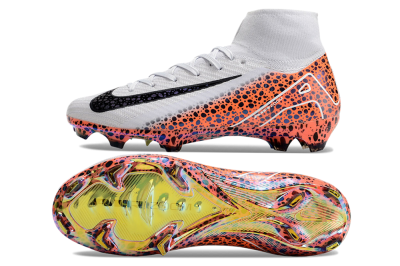 Nike Air Zoom Mercurial Superfly 10 Elite FG Football Boots - Grey/Leopard/Gold