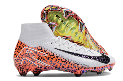 Nike Air Zoom Mercurial Superfly 10 Elite FG Football Boots - Grey/Leopard/Gold
