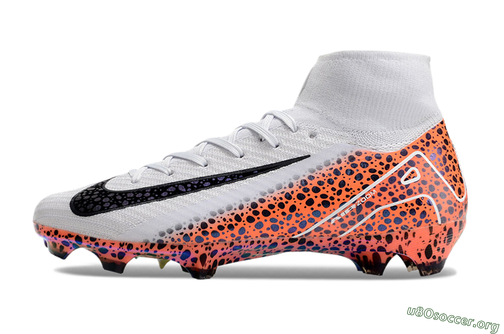 Nike Air Zoom Mercurial Superfly 10 Elite FG Football Boots - Grey/Leopard/Gold 3