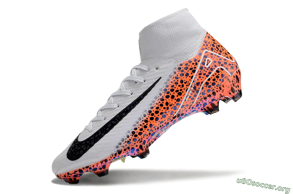 Nike Air Zoom Mercurial Superfly 10 Elite FG Football Boots - Grey/Leopard/Gold 5
