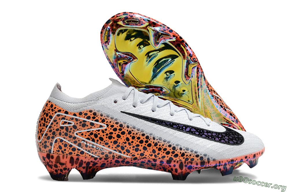Nike Air Zoom Mercurial Vapor 16 Elite FG Football Boots - Grey/Black/Leopard 2