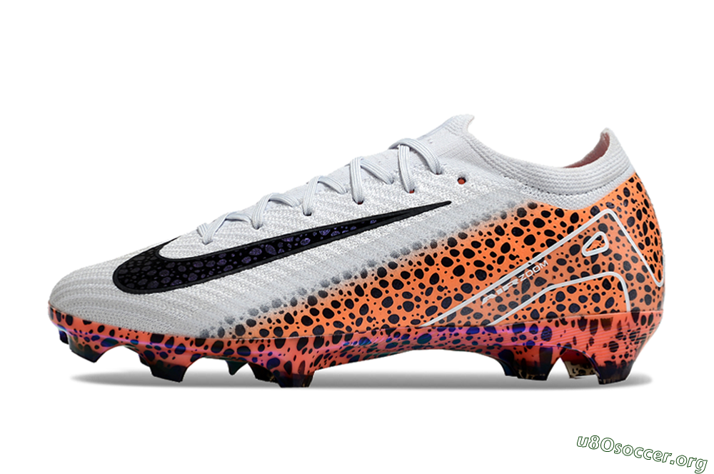 Nike Air Zoom Mercurial Vapor 16 Elite FG Football Boots - Grey/Black/Leopard 3