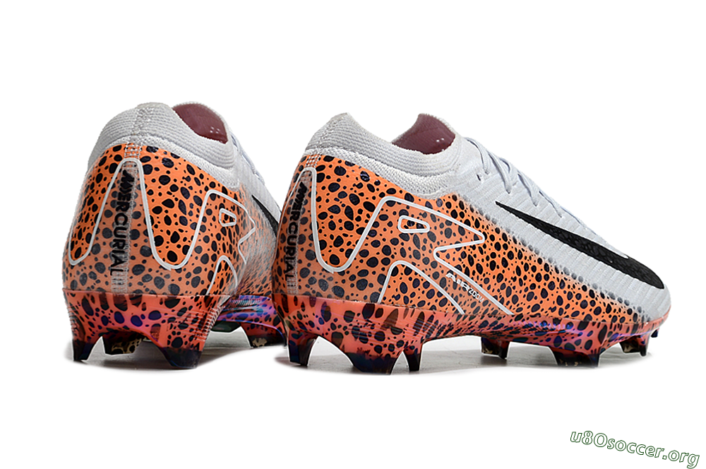 Nike Air Zoom Mercurial Vapor 16 Elite FG Football Boots - Grey/Black/Leopard 6