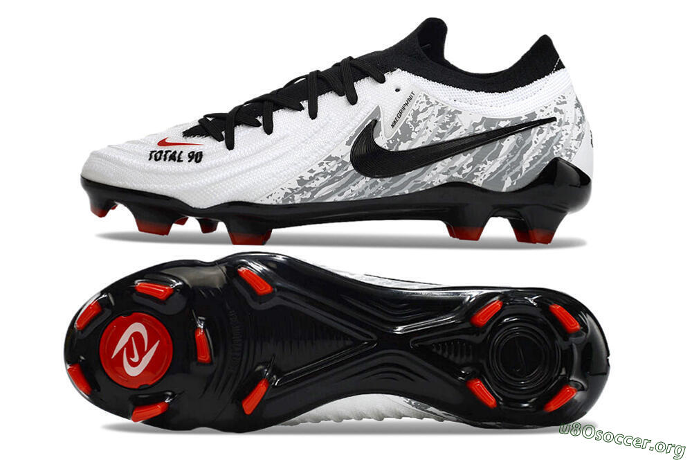 Nike Phantom Luna Elite FG Football Boots - White/Red/Black/Grey 1