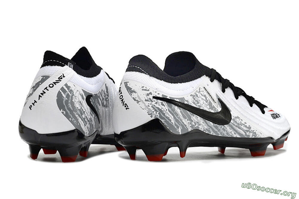 Nike Phantom Luna Elite FG Football Boots - White/Red/Black/Grey 6