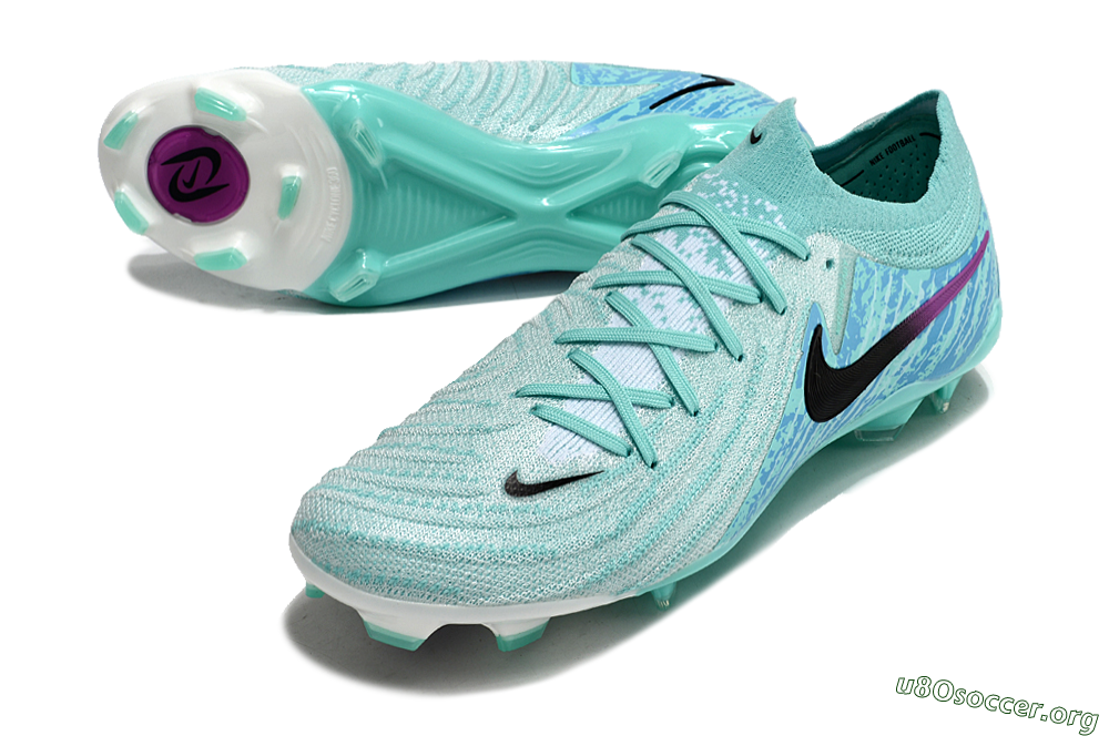 Nike Phantom Luna 2 Elite LV8 FG Football Boots - Jade/Black/Purple 0