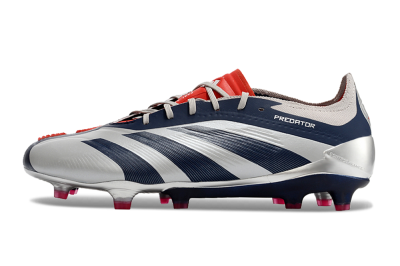 Adidas Predator Accuracy Elite FG Football Boots - Silver/Blue/Red