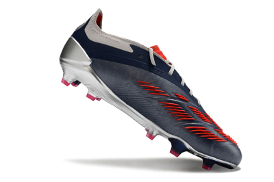 Adidas Predator Accuracy Elite FG Football Boots - Silver/Blue/Red