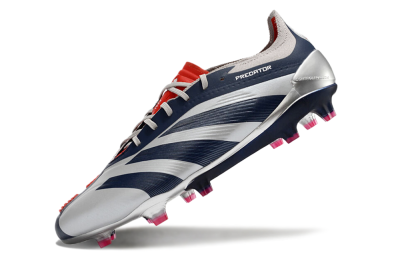 Adidas Predator Accuracy Elite FG Football Boots - Silver/Blue/Red