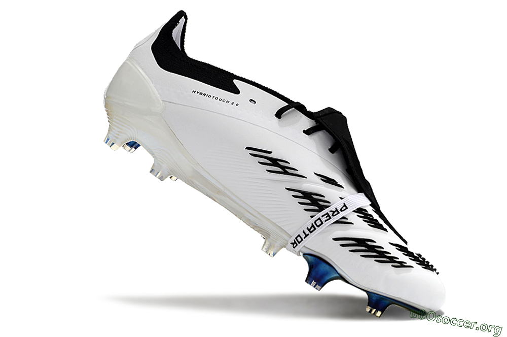 Adidas Predator Elite Foldover Tongue FG Football Boots - White/Gold/Black 4