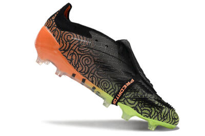 Adidas Predator Elite Foldover Tongue FG Football Boots - Black/White/Green