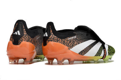Adidas Predator Elite Foldover Tongue FG Football Boots - Black/White/Green