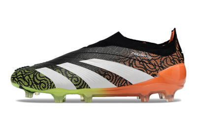 Adidas Predator Accuracy+ FG Football Boots - Black/White/Orange