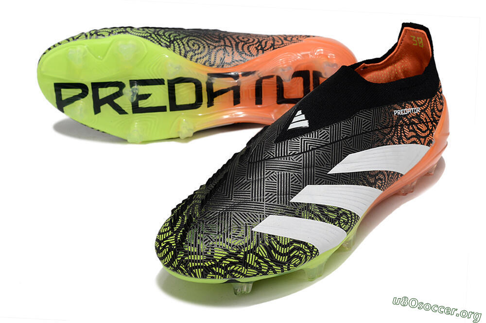 Adidas Predator Accuracy+ FG Football Boots - Black/White/Orange 0