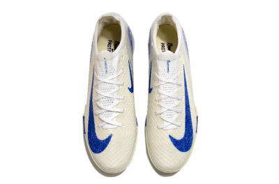 Nike Air Zoom Mercurial Vapor 16 Elite TF Football Shoes - Beige/Blue