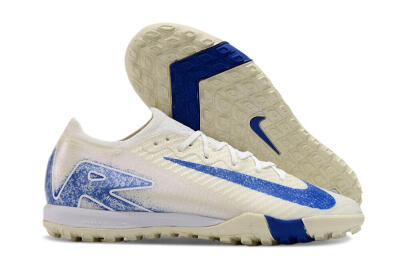 Nike Air Zoom Mercurial Vapor 16 Elite TF Football Shoes - Beige/Blue