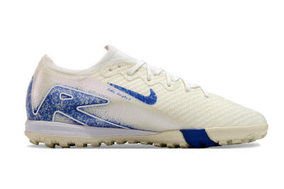 Nike Air Zoom Mercurial Vapor 16 Elite TF Football Shoes - Beige/Blue
