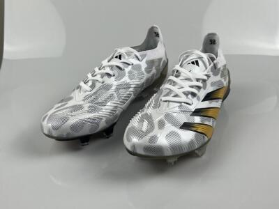 Adidas Predator Elite FG Football Boots - White/Grey/Gold