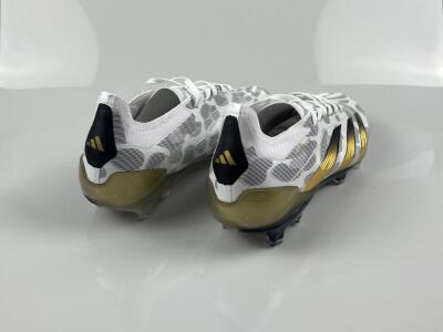 Adidas Predator Elite FG Football Boots - White/Grey/Gold