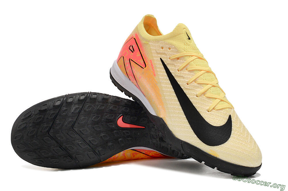 Nike Air Zoom Mercurial Vapor 16 Elite TF Football Shoes - Yellow/Black/Orange 0