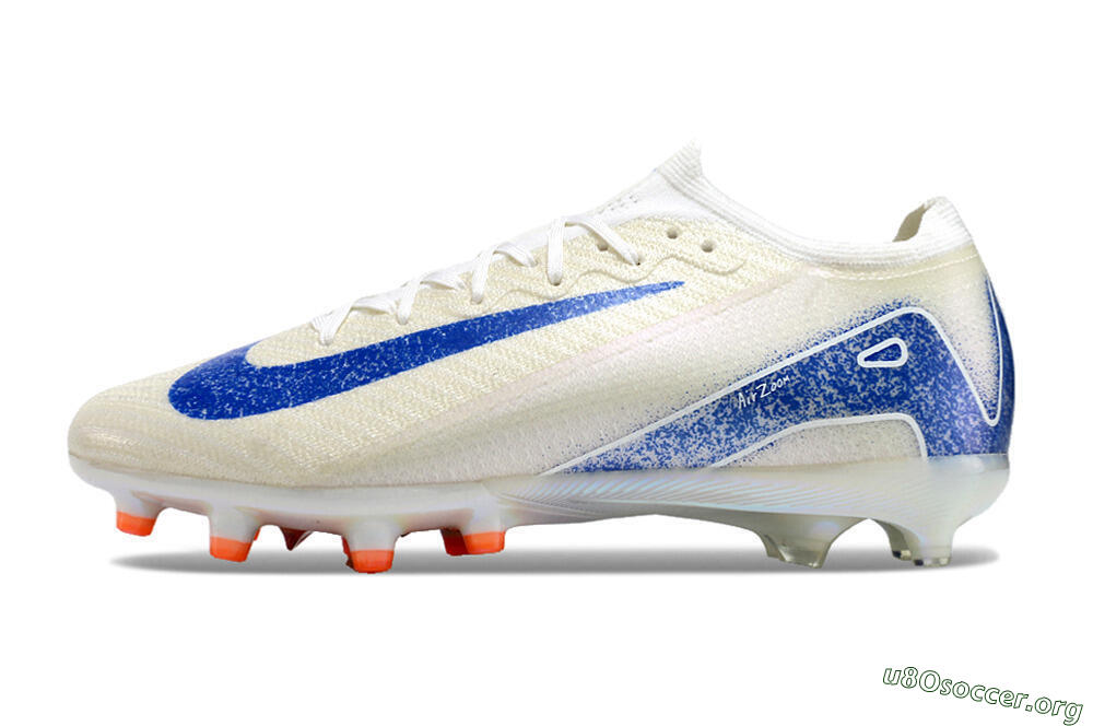 Nike Air Zoom Mercurial Vapor 16 Elite AG Football Boots - Beige/Blue 3