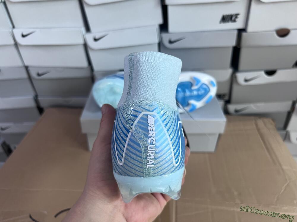 Nike Air Zoom Mercurial Superfly 10 Elite FG Football Boots - Jade/White/Blue